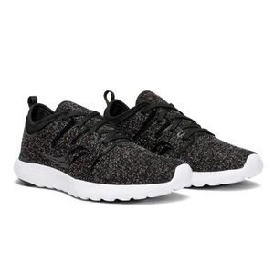 SAUCONY EROS LACE BLACK RUNNING SHOE